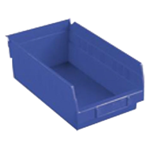 8 3/8″ × 17 7/8″ × 4″ - Blue Economy Shelf Bin - Top Tool & Supply