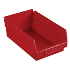 11 1/8″ × 23 5/8″ × 4″ - Red Economy Shelf Bin - Top Tool & Supply