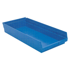 11 1/8″ × 23 5/8″ × 4″ - Blue Economy Shelf Bin - Top Tool & Supply