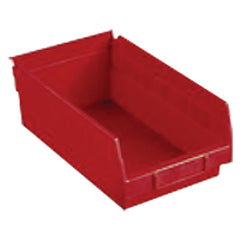 11 1/8″ × 17 7/8″ × 4″ - Red Economy Shelf Bin - Top Tool & Supply