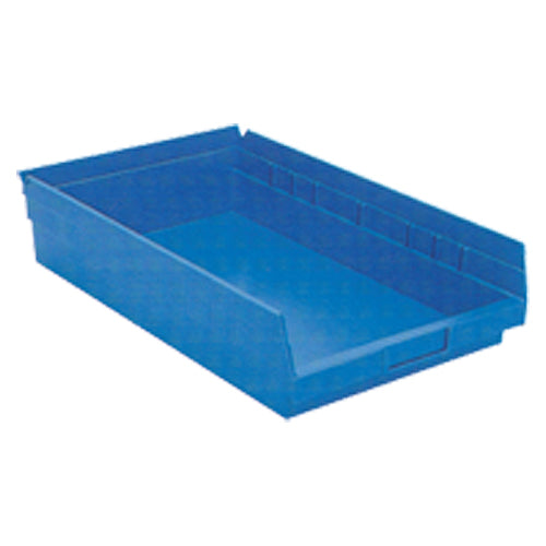 11 1/8″ × 17 7/8″ × 4″ - Blue Economy Shelf Bin - Top Tool & Supply