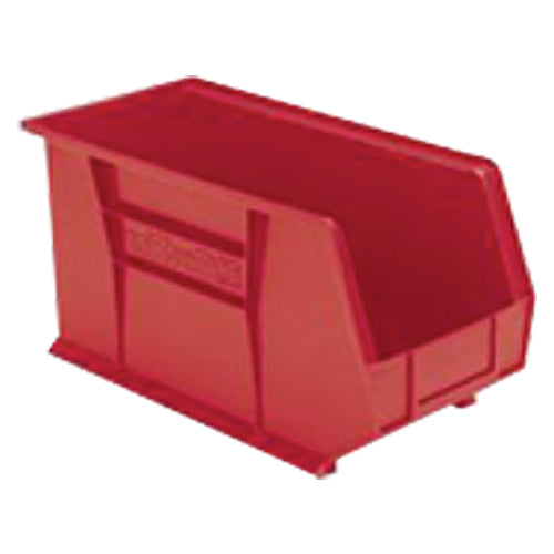 5 1/2″ × 10 7/8″ × 5″ - Red Hanging or Stackable Bin - Top Tool & Supply