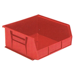 11″ × 10 7/8″ × 5″ - Red Hanging or Stackable Bin - Top Tool & Supply