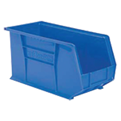 8 1/4″ × 18″ × 9″ - Blue Hanging or Stackable Bin - Top Tool & Supply