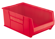 12-3/8" x 20" x 8" - Red Stackable Bins - Top Tool & Supply