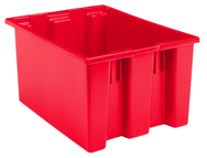 23-1/2 x 19-1/2 x 13'' - Red Nest-Stack-Tote Box - Top Tool & Supply