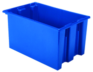 23-1/2 x 15-1/2 x 12'' - Blue Nest-Stack-Tote Box - Top Tool & Supply