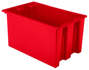 23-1/2 x 15-1/2 x 12'' - Red Nest-Stack-Tote Box - Top Tool & Supply