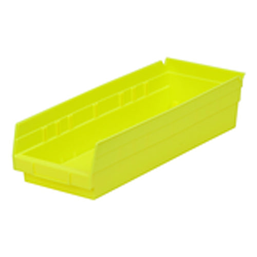 6 5/8″ × 17 7/8″ × 4″ - Yellow Economy Shelf Bin - Top Tool & Supply