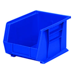 8 1/4″ × 10 3/4″ × 7″ - Blue Hanging or Stackable Bin - Top Tool & Supply