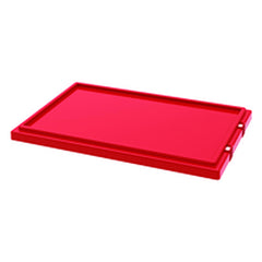 Red Lid for use with Akro Nest-Stack Tote 35–240 - Top Tool & Supply