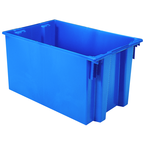 29-1/2 x 19-1/2 x 15'' - Blue Nest-Stack-Tote Box - Top Tool & Supply