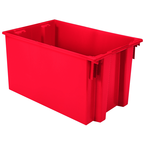 29-1/2 x 19-1/2 x 15'' - Red Nest-Stack-Tote Box - Top Tool & Supply