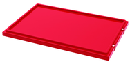 Red Lid for use with Akro Nest-Stack Tote 35-300 - Top Tool & Supply