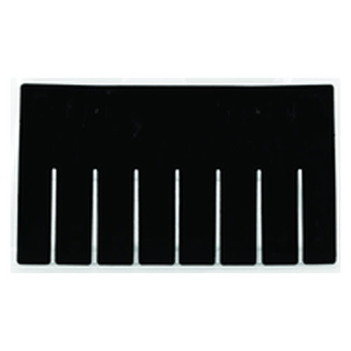 6-Pack - Black - Short Bin Dividers for use with Akro-Grid Container 33-166 - Top Tool & Supply