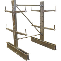 Cantilever Galv 6 Ft Dbl Side 24″ Arm Set - Exact Industrial Supply