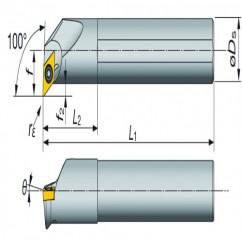 A16-SDXXR2-D20 Indexable Coolant Thru Boring Bar - Top Tool & Supply