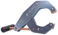 T-Handle Clamp With Cushion Handles - 1-1/4'' Throat Depth, 3'' Max. Opening - Top Tool & Supply