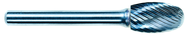 1/4 EdgeHog Elliptical Carbide Bur SE-1 Standard Alt Diamond (Double) - Top Tool & Supply