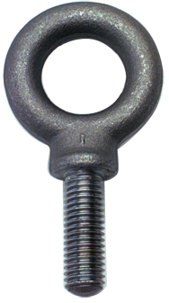 Shoulder Plain Eye Bolt - 1-3/4-5 Thread, 2-7/8'' Eye Dia. - Top Tool & Supply