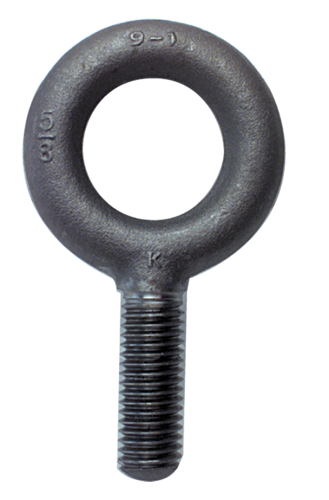 No Shoulder Plain Eye Bolt - 1-3/4-5 Thread, 2-7/8'' Eye Dia. - Top Tool & Supply