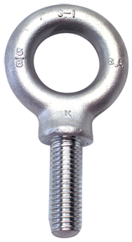 304 Stainless Eye Bolt - 1/2-13 Thread, 1-3/16'' Eye Dia. - Top Tool & Supply