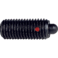 End Force Spring Plunger - 3 lbs Initial End Force, 15 lbs Final End Force (5/16″–18 Thread) - Top Tool & Supply