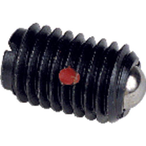 Ball Plunger - 3 lbs Initial End Force, 7 lbs Final End Force (1/4–20 Thread) - Top Tool & Supply