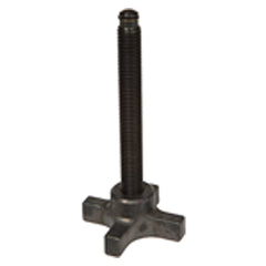 Toggle Shoe Clamp - 3/8″–16 Thread Size–3 3/4″ Overall Length - with Knob Model 17405 - Top Tool & Supply