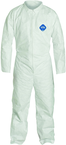 Tyvek® White Collared Zip Up Coveralls - 2XL (case of 25) - Top Tool & Supply
