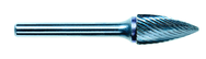 3/8 EdgeHog Tree Shape Pointed End Carbide Bur SG-3 Standard Alt Diamond (Double) - Top Tool & Supply