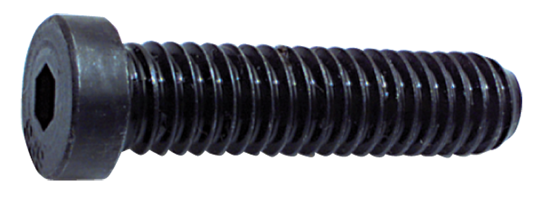 1/4-20 x 1/2 - Black Finish Heat Treated Alloy Steel - Cap Screws - Low Head Socket - Top Tool & Supply