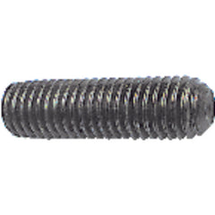 5/16″-18 × 1/4″ - Black Finish Heat Treated Alloy Steel - Socket Set Screws - Cup Point - Top Tool & Supply