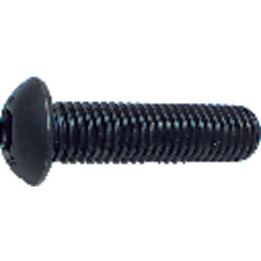 ‎#8-36 × 1/4″ - Black Finish Heat Treated Alloy Steel - Cap Screws - Button Head - Top Tool & Supply