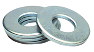 5/8 Bolt Size - Zinc Plated Carbon Steel - Flat Washer - Top Tool & Supply