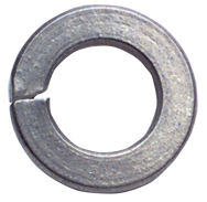 1-1/8 Bolt Size - Zinc Plated Carbon Steel - Lock Washer - Top Tool & Supply