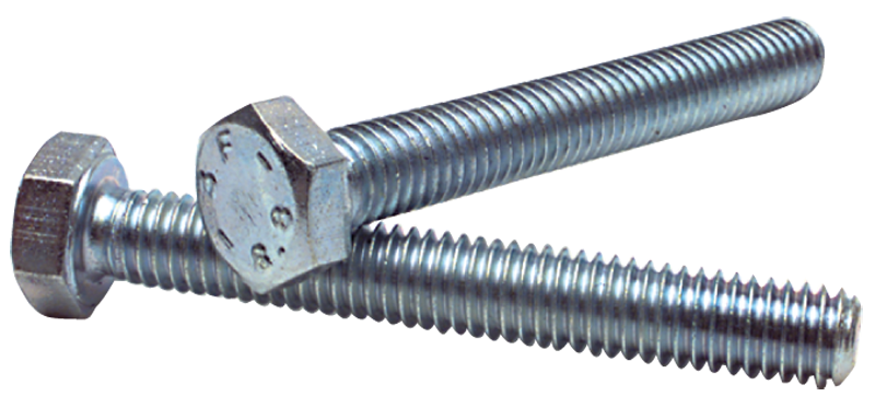 M12 - 1.75 x 35 - Zinc Plated Heat Treated Alloy Steel - Cap Screws - Hex - Top Tool & Supply