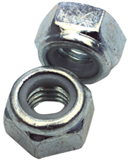 M16-2.0 - Zinc / Bright - Nylon Insert Stop Nut - Top Tool & Supply