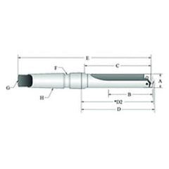 22020S-004IS T-A® Spade Blade Holder - Flute- Series 2 - Top Tool & Supply