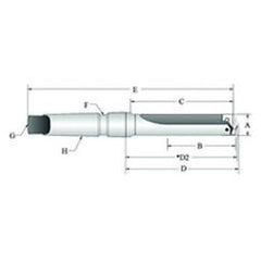 22010S-3IS-45 T-A® Spade Blade Holder - Flute- Series 1 - Top Tool & Supply