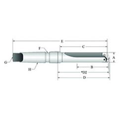 22015S-4IS-56 T-A® Spade Blade Holder - Flute- Series 1.5 - Top Tool & Supply