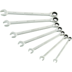 STEELMAN PRO 7-Piece Standard 144-Tooth Ratcheting Wrench Set - Top Tool & Supply