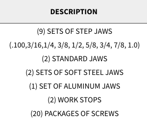 Snap Jaws - Advanced 4" Set - Part #  4PKG-100 - Top Tool & Supply