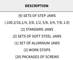 Snap Jaws - Advanced 4" Set - Part #  4PKG-100 - Top Tool & Supply