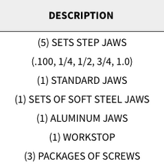 Snap Jaws - Basic 4" Set - Part #  4PKG-001 - Top Tool & Supply