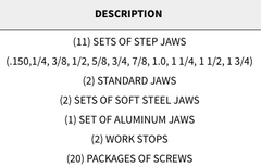 Snap Jaws - Advanced 8" Set - Part #  8PKG-100 - Top Tool & Supply