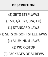 Snap Jaws - Basic 8" Set - Part #  8PKG-001 - Top Tool & Supply
