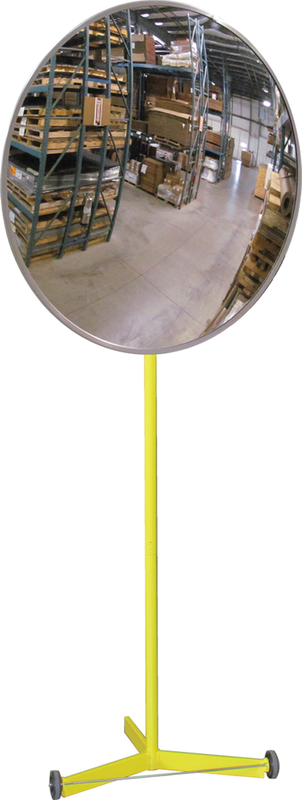 18" Convex Mirror With Portable Stand - Top Tool & Supply