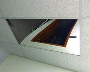 2' x 4' See-Through Mirror Ceiling Panel - Top Tool & Supply