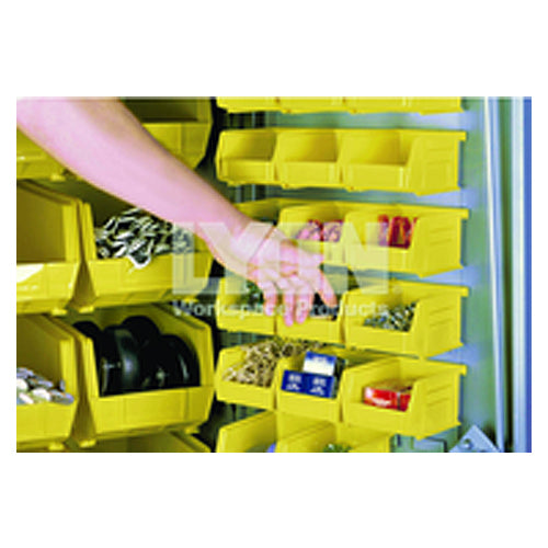 4 1/8″ × 5 3/8″ × 3″ - Yellow Small Plastic Bin - Top Tool & Supply